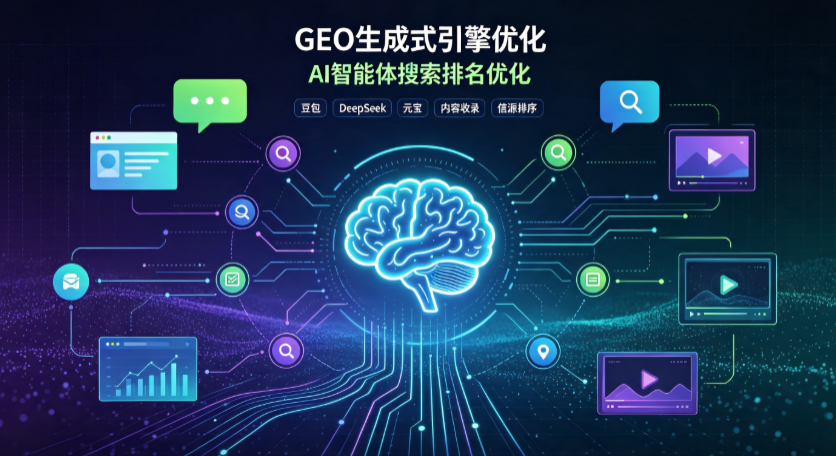 新会市GEO 浪潮来袭：生成式引擎优化崛起，创作者争抢豆包、DeepSeek、元宝智能体流量入口